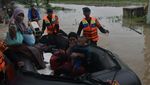 Perumahan di Cikarang Utara Terendam Banjir Setinggi 1 Meter