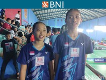 Berlian/Malika Juara Ganda Anak-anak Putri BNI Sirnas Pangkalpinang