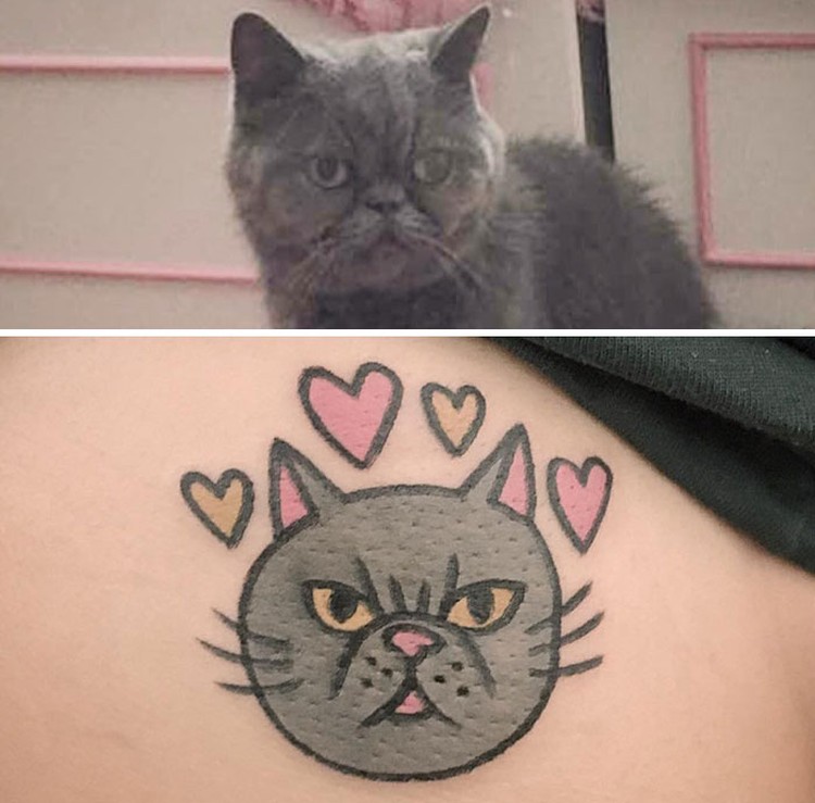 Dibikin Ala Kartun, Hasil Tato Ini Jadi Menggemaskan Biasanya tato bakal menyajikan hasil yang keren dan gahar. Tapi tidak dengan hasil yang satu ini, yang mana terlihat begitu menggemaskan.