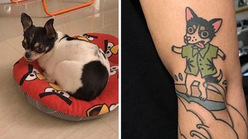 Dirinya memang terkenal dengan cukup unik kalau berbicara soal ekseskusi tato. Foto: (Bored Panda).