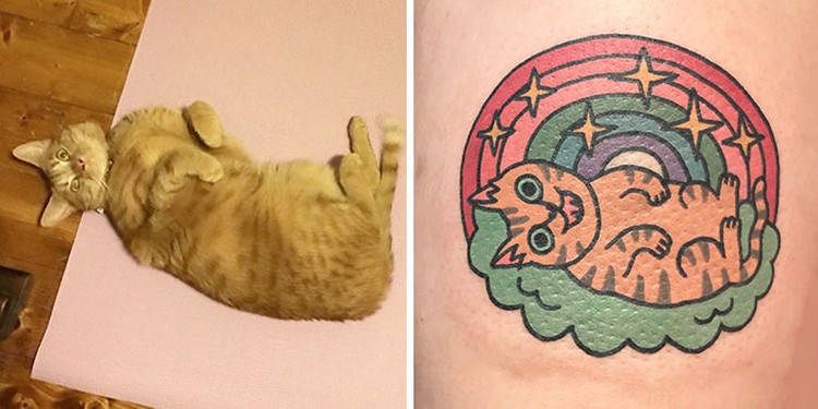 Dibikin Ala Kartun, Hasil Tato Ini Jadi Menggemaskan Biasanya tato bakal menyajikan hasil yang keren dan gahar. Tapi tidak dengan hasil yang satu ini, yang mana terlihat begitu menggemaskan.