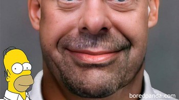 Homer Simpson dari The Simpsons. Foto: (Bored Panda).