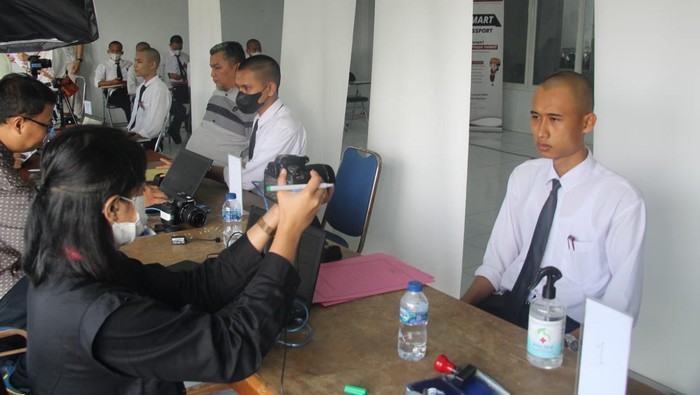 Imigrasi Medan menggelar layanan eazy passport di Universitas Amir Hamzah