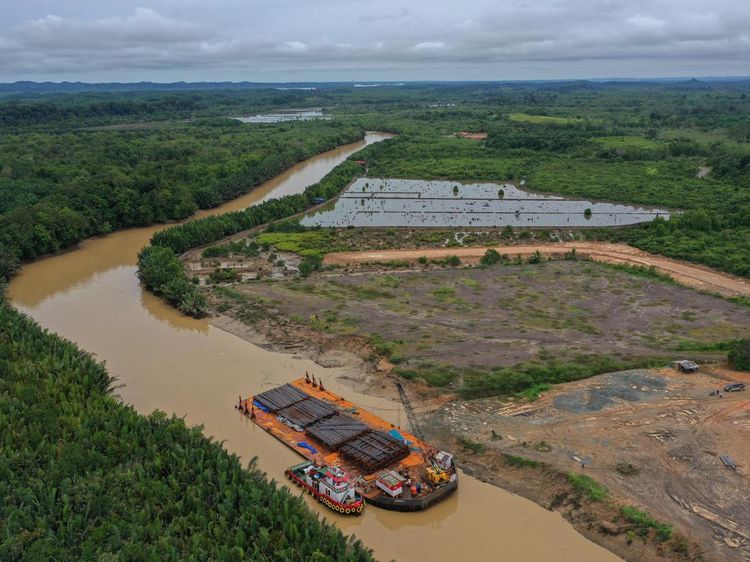 Pengiriman Material Logistik buat Bangun IKN Terkendala