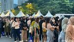 View Panggung Konser Raisa dari Tribun Stadion Utama GBK