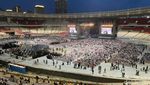 View Panggung Konser Raisa dari Tribun Stadion Utama GBK