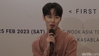Walaupun awalnya gugup, namun Lee Jae Wook kini sudah siap untuk menggelar fanmeeting. Foto: (dok. Dinda Islami/detikcom)
