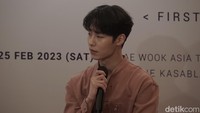 Lee Jae Wook menggelar fanmeeting Asia pertamanya. Foto: (dok. Dinda Islami/detikcom)