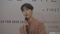 Lee Jae Wook pun telah mempersiapkan diri untuk membuat fanmeetingnya seru. Foto: (dok. Dinda Islami/detikcom)