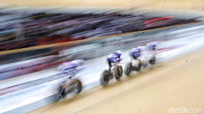 Tim balap sepeda Selandia Baru masih mendominasi nomor tim putsuit putri UCI Track Nations Cup 2023.