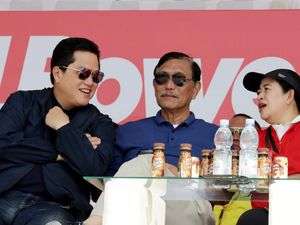 Momen Puan, Luhut dan Erick Thohir Tinjau F1 Powerboat
