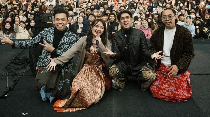 Soegi Bornean saat bermain di Asian Waves Festival - Taiwan.