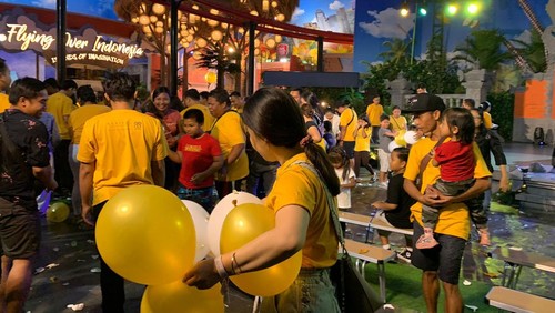 Sofitel Bali Nusa Dua Beach Resort menggelar family gathering selama dua hari di Trans Studio Bali, Denpasar.