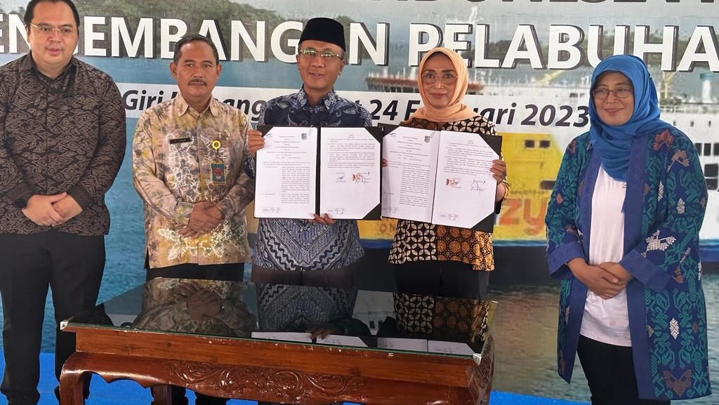 ASDP-Pemkab Lombok Barat Kerja Sama Kembangkan & Tata Pelabuhan Lembar
