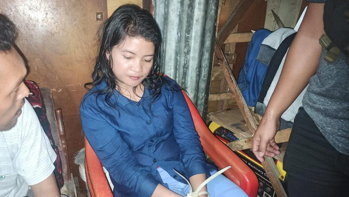 AST (28) wanita yang memotong penis pacarnya. (Foto: Dok Polres Sibolga)