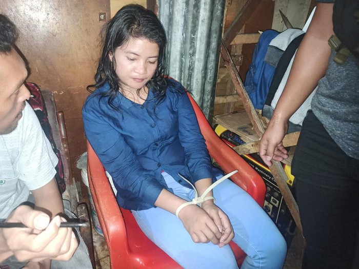 AST (28) wanita yang memotong penis pacarnya. (Foto: Dok Polres Sibolga)