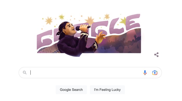 Google Doodle Hari ini Kenang Godfather of Brokenheart Didi Kempot