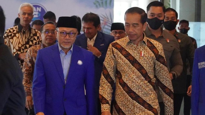 Tiba di Istana, Zulhas dkk Bantah Bahas Kursi Kabinet Saat Temui Jokowi