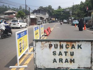 Ramai Aktivitas Wisata, One Way Arah Puncak Menuju Jakarta Berlaku Siang Ini