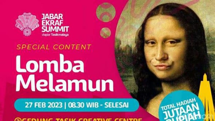 Poster lomba melamun di Tasikmalaya