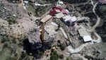 Penampakan Batu Besar di Turki yang Terbelah Dua Imbas Gempa