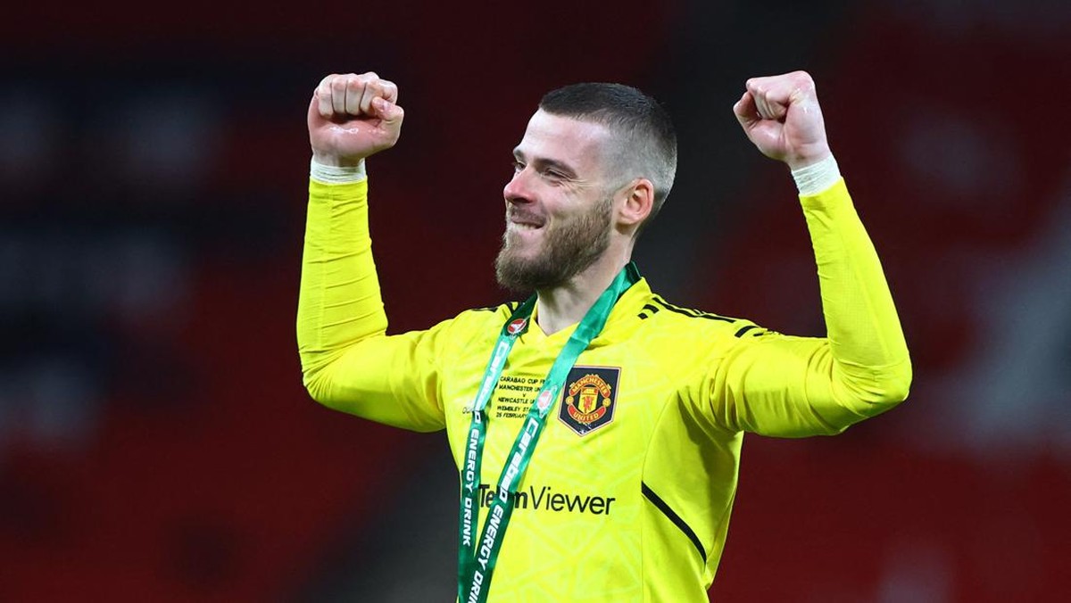 David de Gea pecahkan rekor clean sheet di Man United (REUTERS/HANNAH MCKAY)