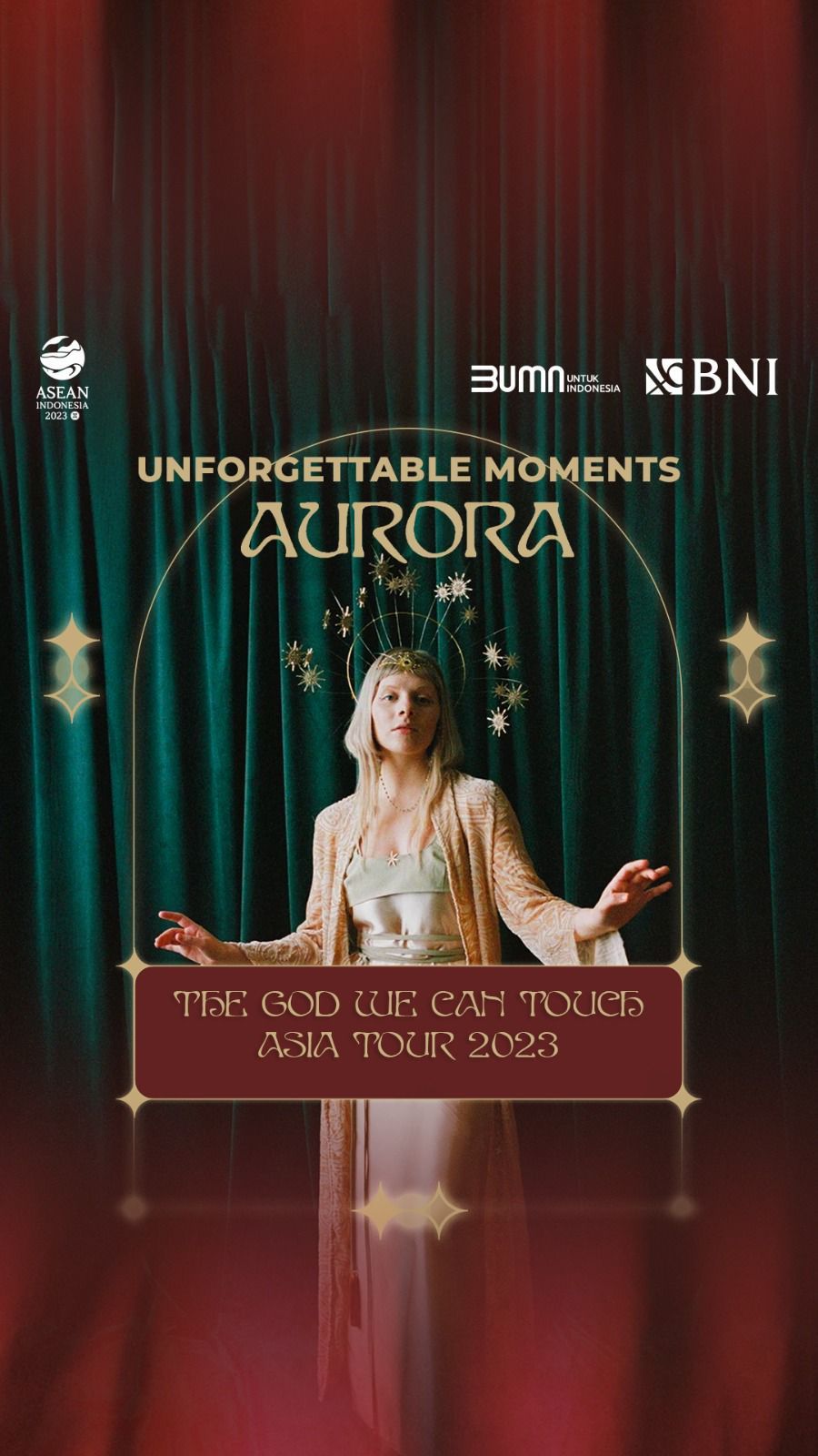 Gaet Nasabah Milenial, BNI Sponsori Tur Konser Aurora di Jakarta