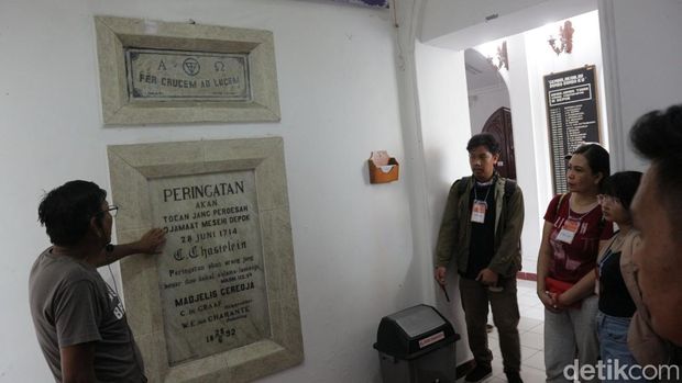 Walking Tour Depok Lama: GPIB Immanuel Depok, gereja ini adalah gereja tertua di Depok, yang dirintis sejak tahun 1700-an