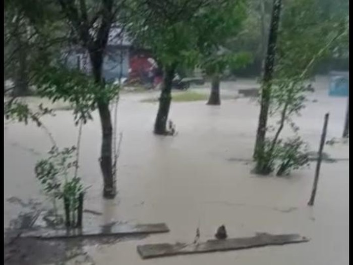 Ilustrasi banjir di Kecamatan Amfoang Barat Laut, Kupang, NTT.