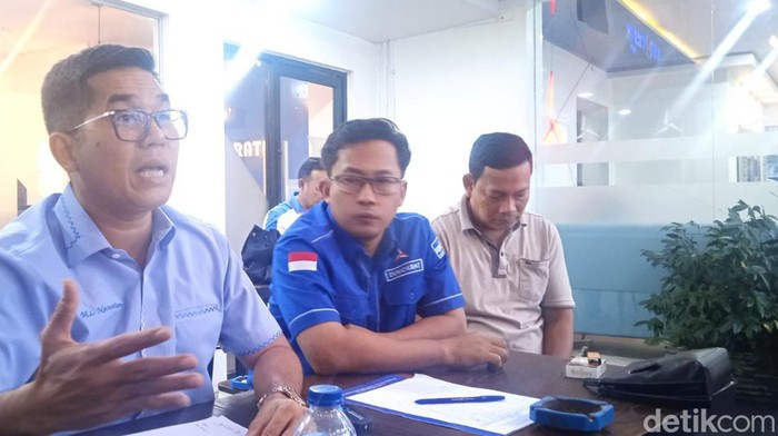 Ketua DPD Partai Demokrat Sumut Lokot Nasution. (Andika Syahputra/detikSumut)