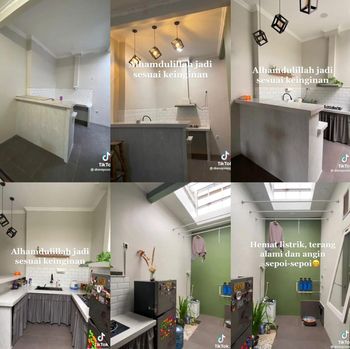 Kisah wanita yang renovasi dapur rumah menjadi aesthetic dengan budget yang terjangkau.