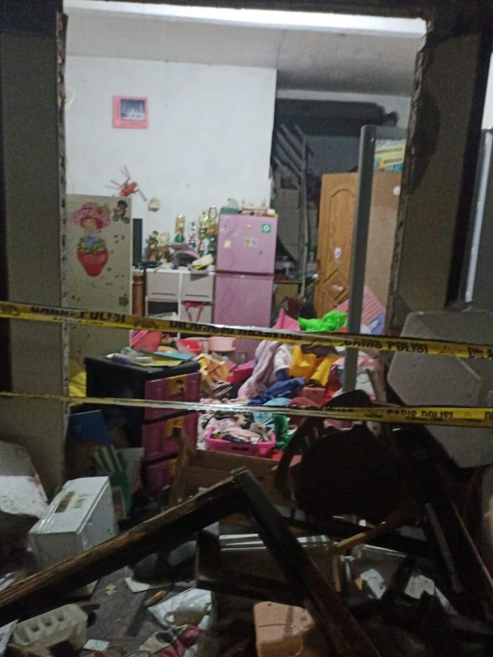 Ledakan di Kebon Jeruk, Jakbar (dok BPBD DKI Jakarta)