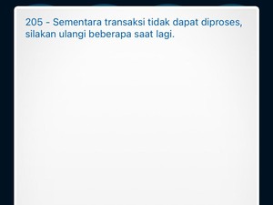 Mobile Banking BCA Eror!