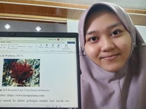 Inovasi Mahasiswa ITS Manfaatkan Alga Merah untuk Atasi Ruam Kulit