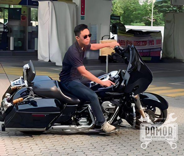 MDS naik Harley MDS naik Harley Harley Davidson Street Glide -TikTok/ @mariodandys-TikTok/ @mariodandys
