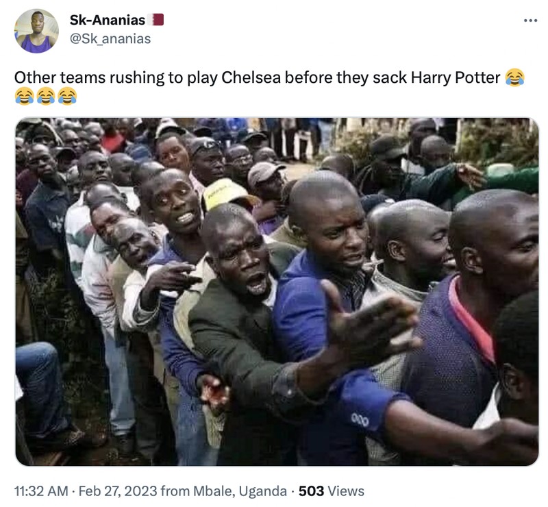 Meme Chelsea sulit raih kemenangan.