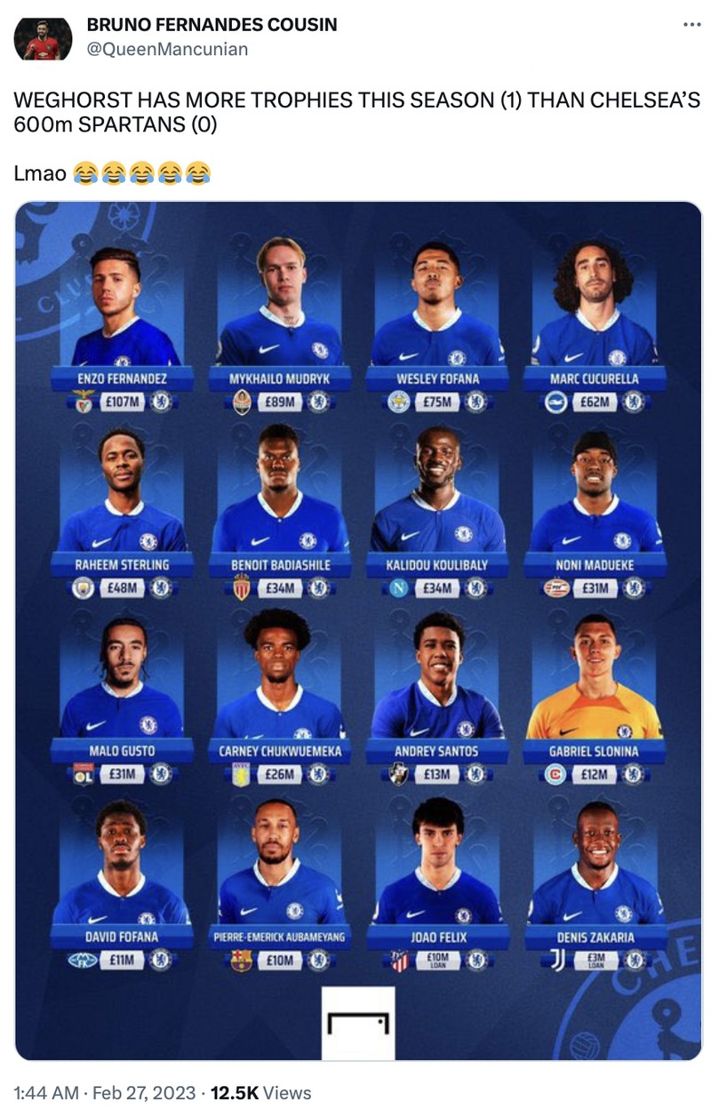 Meme Chelsea sulit raih kemenangan.