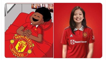 MU juara, fans full senyum sayang. Foto: Twitter