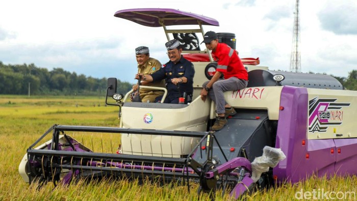 Menteri Pertanian (Mentan) Syahrul Yasin Limpo di Semarang, Senin (27/2/2023).