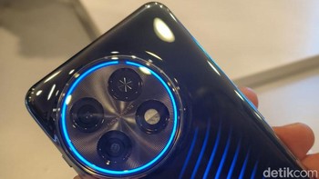 Bodi mereka dirancang dengan desain yang terinspirasi teknologi terobosan mereka sendiri yang diterapkan untuk smartphone. Sedangkan untuk kamera, menggunakan desain Halo Light. (Foto: Aisyah Kamaliah/detikcom)