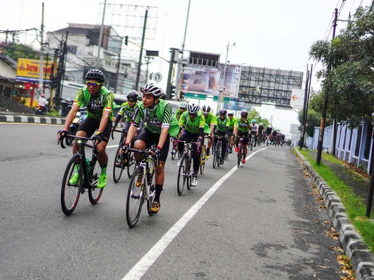 Pegowes GFNY Menjajal Tanjakan dan Turunan di Yogyakarta