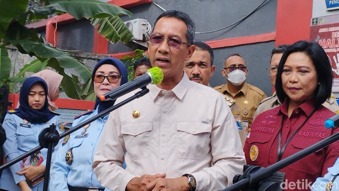 Pj Gubernur DKI Jakarta Heru Budi Hartono (Brigitta Belia/detikcom)