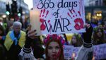 Ragam Aksi Dunia Sikapi Satu Tahun Invasi Rusia ke Ukraina
