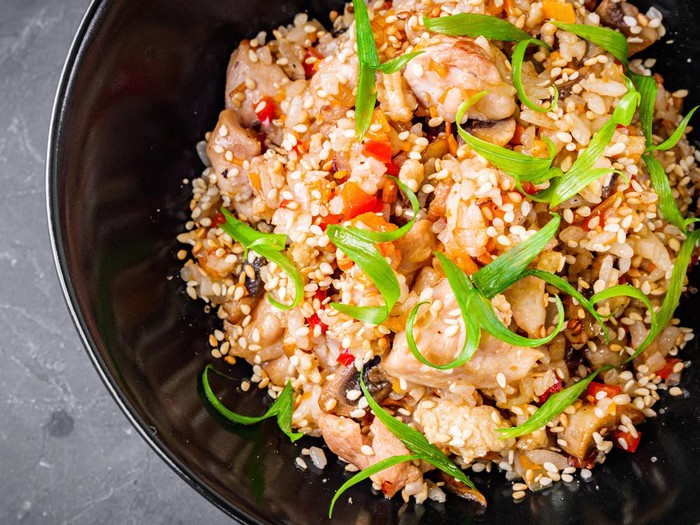 Resep Nasi Goreng Ayam dan Wijen