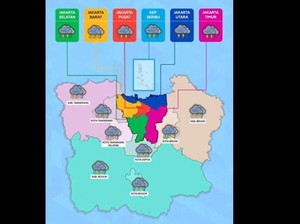 Pos Pantau Angke Hulu Siaga 3, Waspada Banjir Warga Bantaran Kali