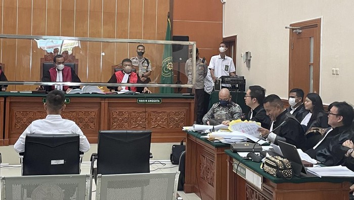 Sidang Irjen Teddy Minahasa (Silvia-detikcom)