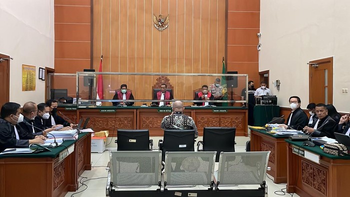 Sidang Irjen Teddy Minahasa (Silvia-detikcom)