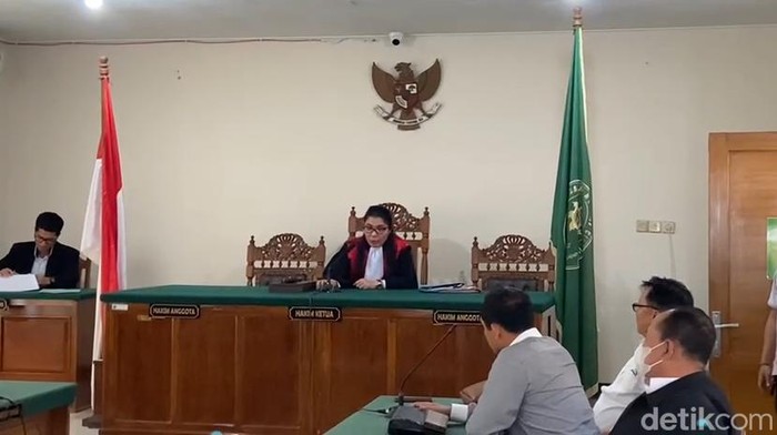 Sidang putusan gugatan praperadilan tersangka Sugeng kepada Polres Cianjur