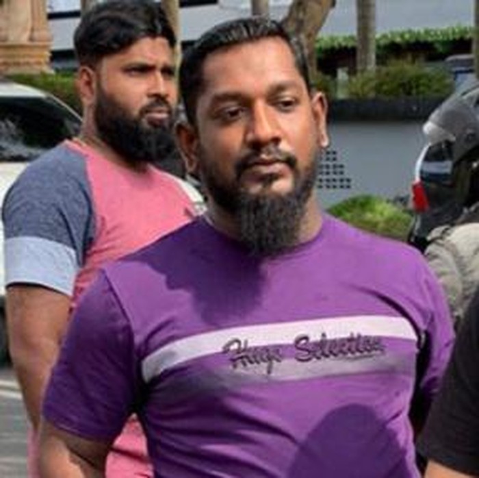 Tampang preman yang intimidasi wartawan saat pra rekonstruksi kasus anggota DPRD Medan. (Foto: Istimewa)