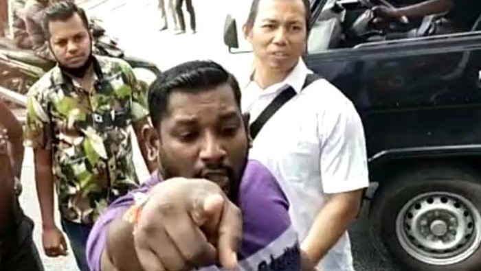 Tampang preman yang intimidasi wartawan (Foto: Istimewa)